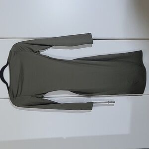 Crisscross back dress green size small